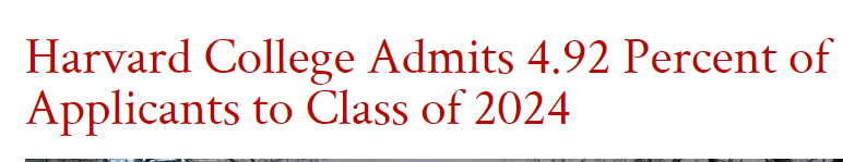 哈佛大学公布Class of 2024数据，亚裔、非洲裔比例上升
