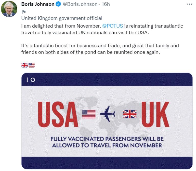 英国留学新政策，美国对英旅行禁令即将结束