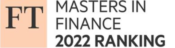 2022年《金融时报》全球金融硕士排名，利物浦大学全球55