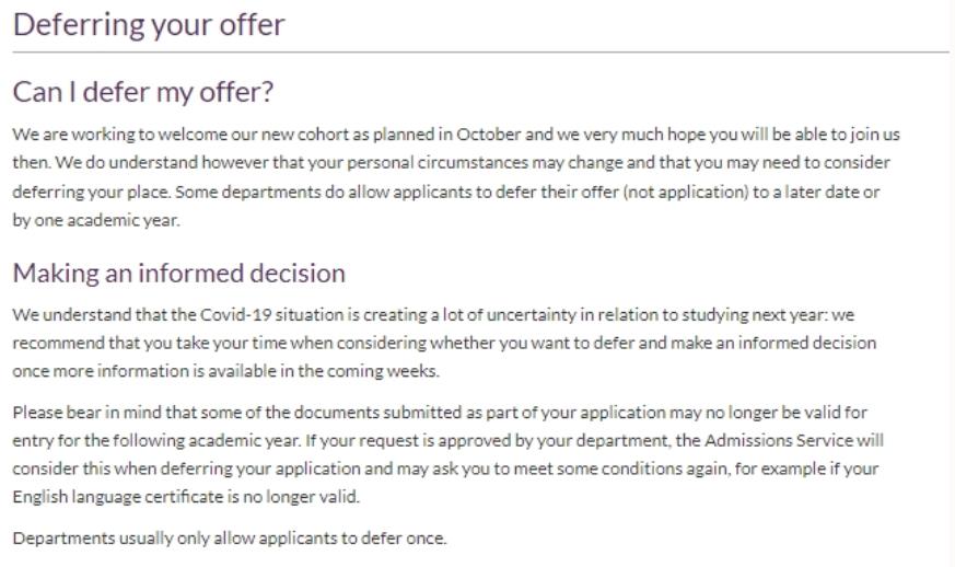 拿到2022英国大学offer，可以申请延期入学吗?